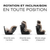 Siège d'Auto Callisto G 360 Rotatif - Almond Beige-Cybex-CYB-524000604-CLÉMENT