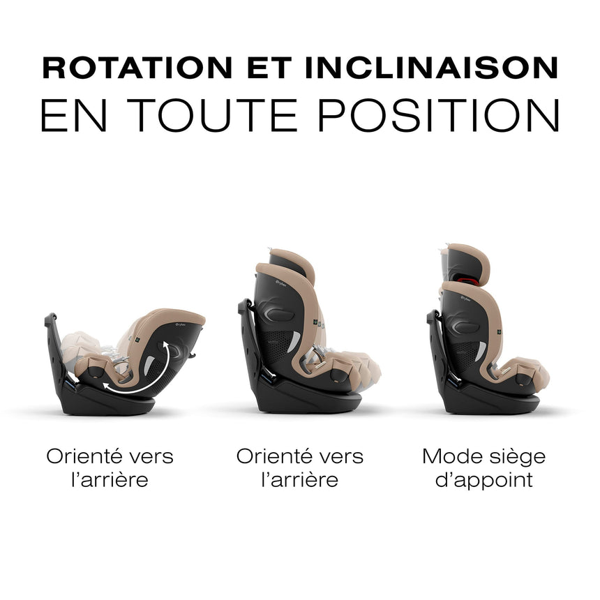 Siège d'Auto Callisto G 360 Rotatif - Almond Beige-Cybex-CYB-524000604-CLÉMENT