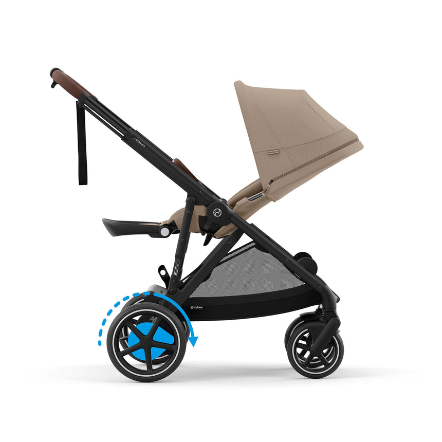Poussette eGazelle S - Noir / Amande-Cybex-CYB-524001219-CLÉMENT