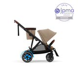 Poussette eGazelle S - Noir / Amande-Cybex-CYB-524001219-CLÉMENT