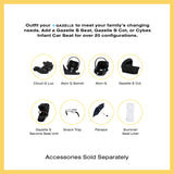Poussette eGazelle S - Noir / Amande-Cybex-CYB-524001219-CLÉMENT