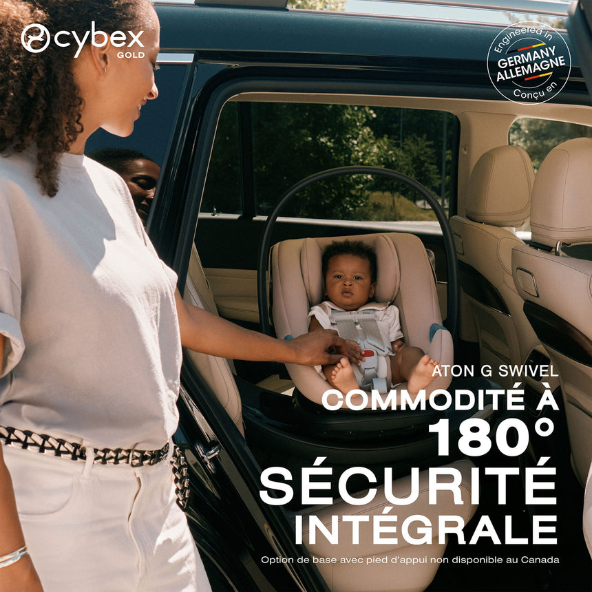 Siège Auto Rotatif Aton G Swivel - Noir-Cybex-CYB-524002643-CLÉMENT
