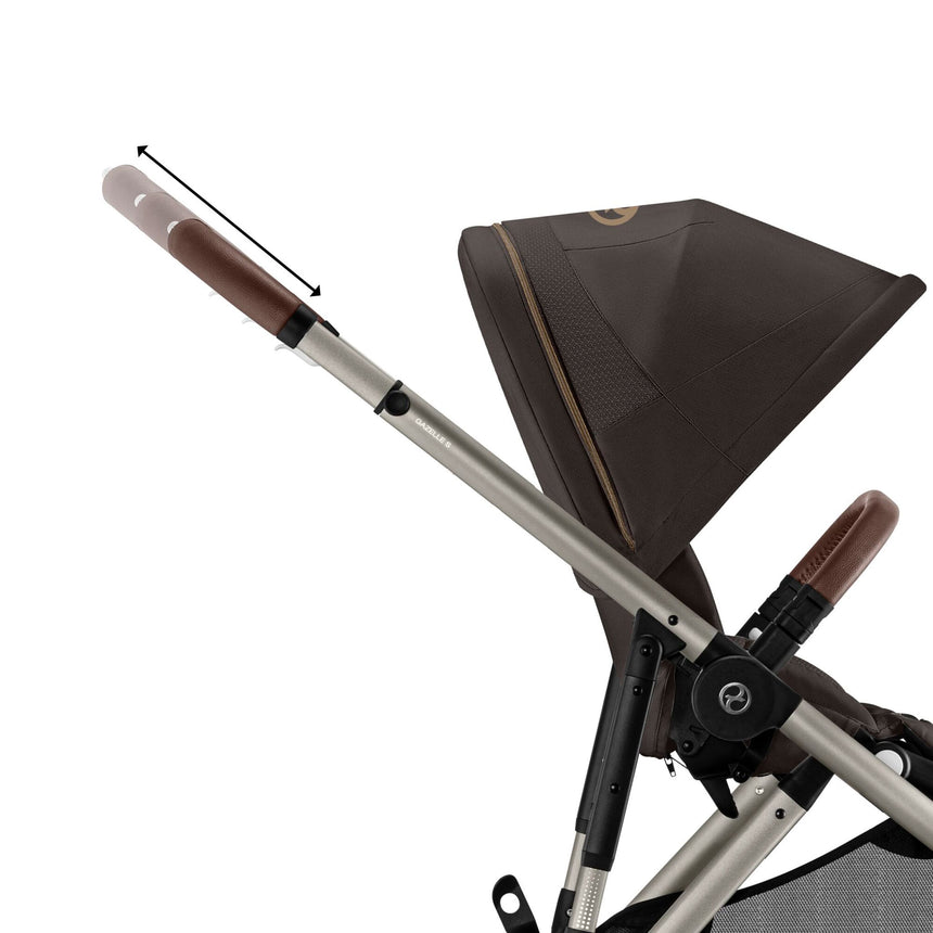 Poussette Gazelle S - Taupe/Brun Chocolat-Cybex-CYB-525000135-CLÉMENT