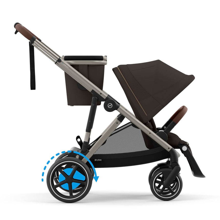 Poussette Egazelle S - Taupe/Brun Chocolat-Cybex-CYB-525000179-CLÉMENT