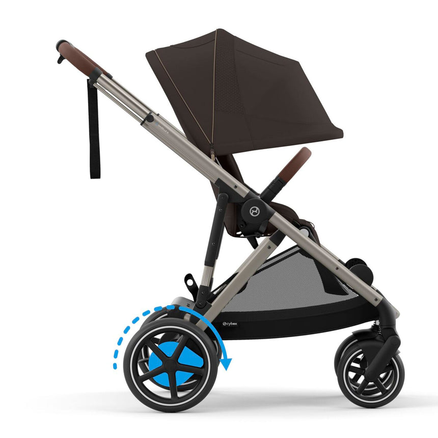Poussette Egazelle S - Taupe/Brun Chocolat-Cybex-CYB-525000179-CLÉMENT