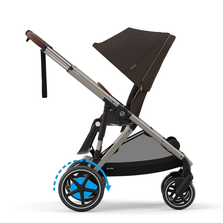 Poussette Egazelle S - Taupe/Brun Chocolat-Cybex-CYB-525000179-CLÉMENT