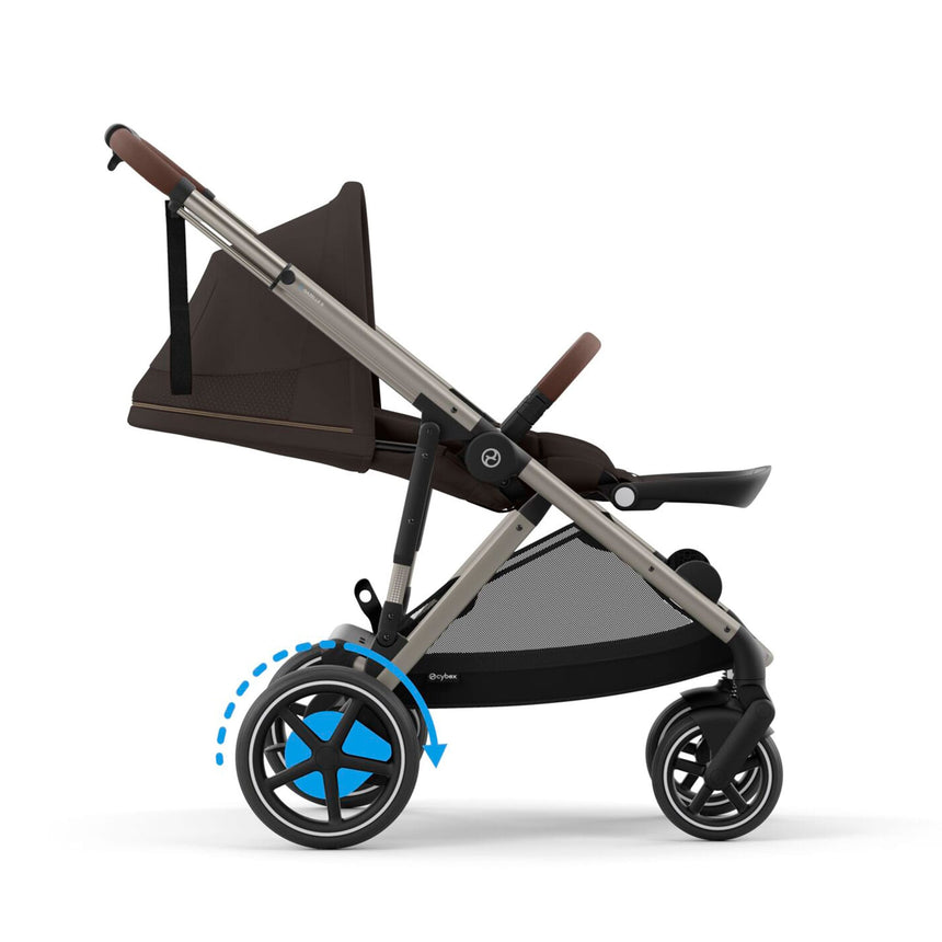 Poussette Egazelle S - Taupe/Brun Chocolat-Cybex-CYB-525000179-CLÉMENT