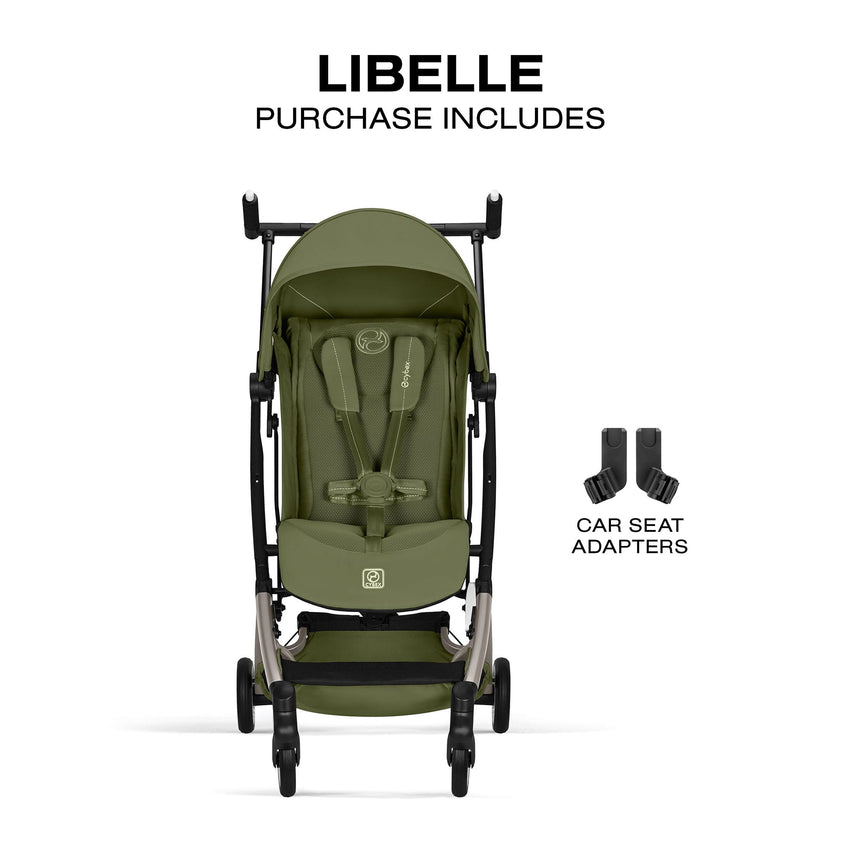 Poussette de voyage ultra légère LIBELLE - Vert-Cybex-CYB-526000981-CLÉMENT