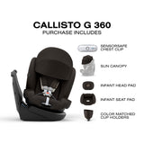 Siège Auto Callisto G 360 - Brun Chocolat-Cybex-CYB-526001855-CLÉMENT
