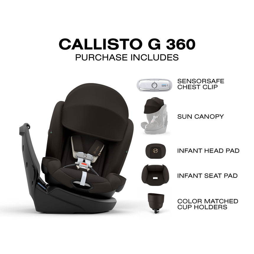 Siège Auto Callisto G 360 - Brun Chocolat-Cybex-CYB-526001855-CLÉMENT