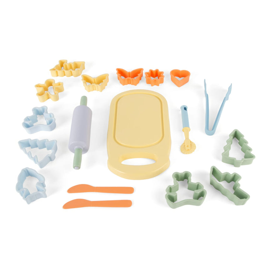 Ensemble d'Accessoires Pour Pâte À Modeler Pastel Recyclé-Dantoy-DAT-5900-CLÉMENT