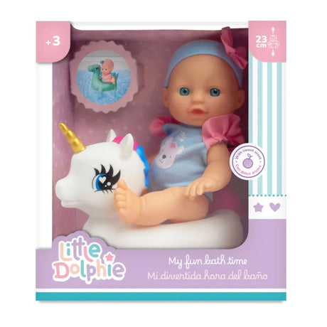 Jouet de Bain Poupée et Licorne-Danawares-DAW-31324-CLÉMENT