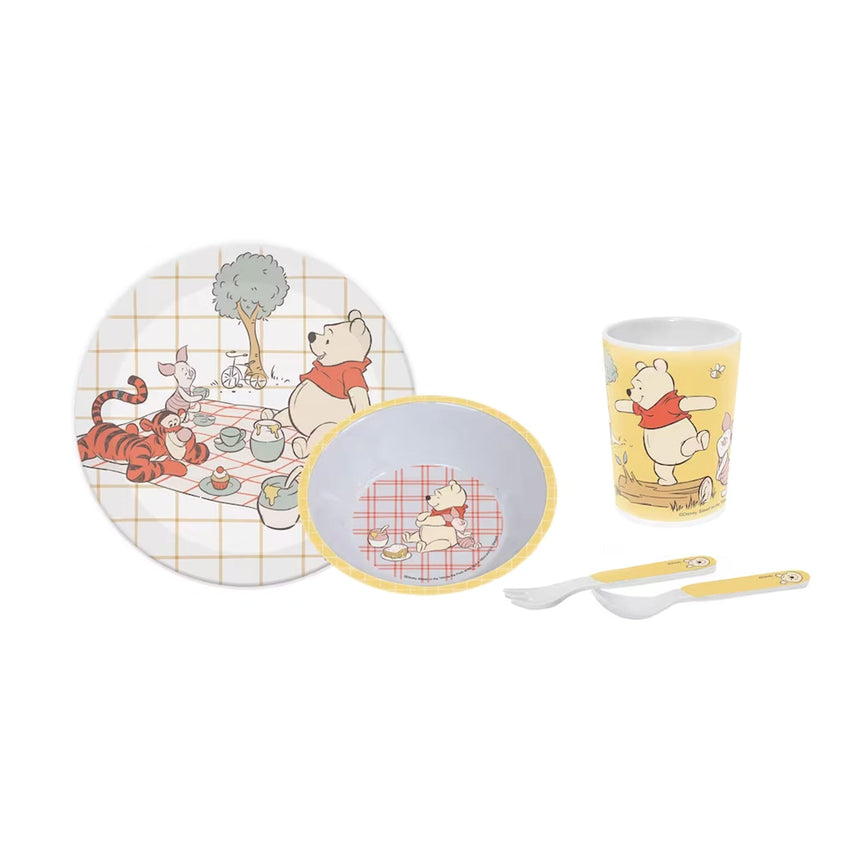 Vaisselle 5 Pièces Winnie L'ourson-Danawares-DAW-42075-CLÉMENT
