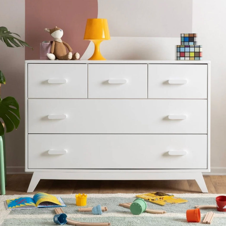 Commode 5 Tiroirs Soho - Blanc-Dadada Baby-DDD-412201-CLÉMENT