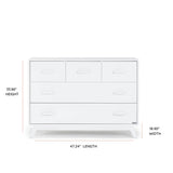 Commode 5 Tiroirs Soho - Blanc-Dadada Baby-DDD-412201-CLÉMENT