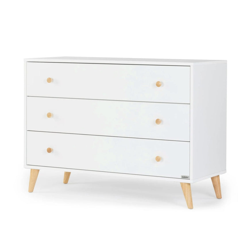 Commode 3 Tiroirs Austin - Blanc / Naturel-Dadada Baby-DDD-43031-CLÉMENT