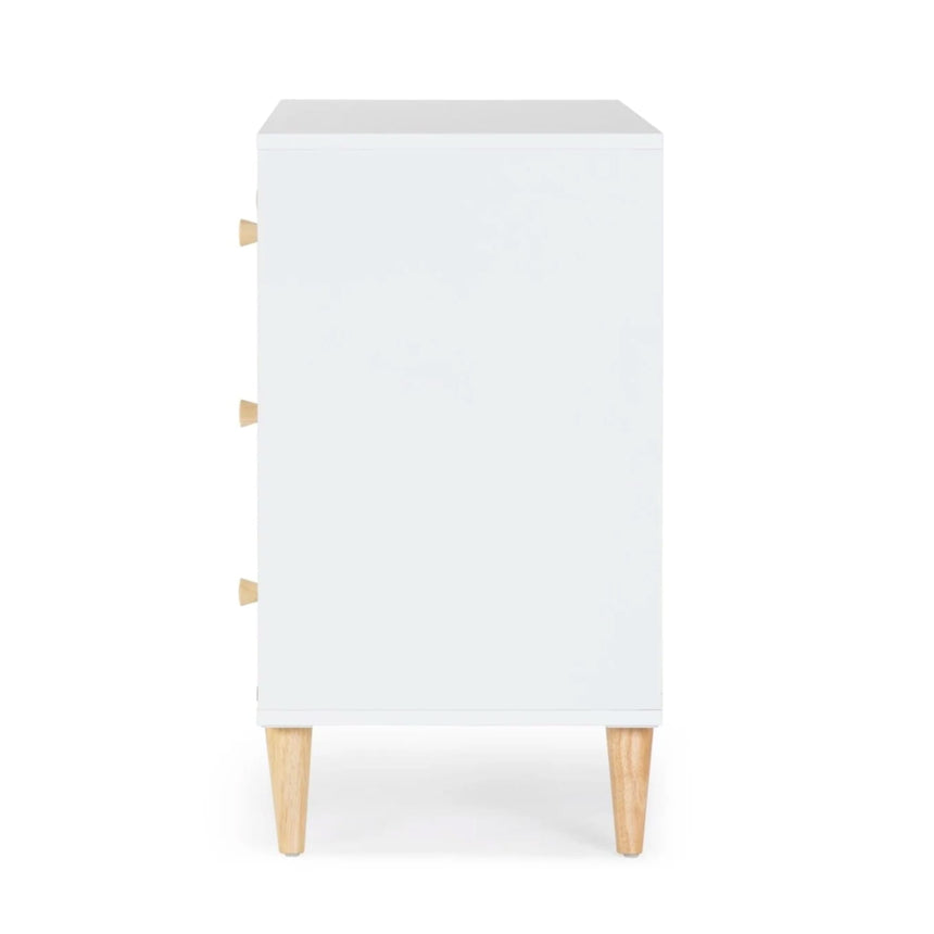 Commode 3 Tiroirs Austin - Blanc / Naturel-Dadada Baby-DDD-43031-CLÉMENT