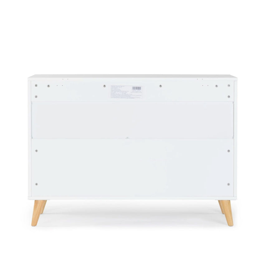 Commode 3 Tiroirs Austin - Blanc / Naturel-Dadada Baby-DDD-43031-CLÉMENT