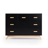 Commode 5 tiroirs Soho - Noir / Naturel-Dadada Baby-DDD-413251-CLÉMENT