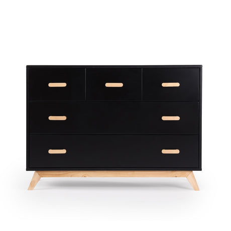 Commode 5 tiroirs Soho - Noir / Naturel-Dadada Baby-DDD-413251-CLÉMENT