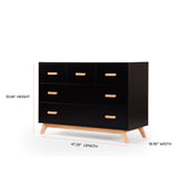 Commode 5 tiroirs Soho - Noir / Naturel-Dadada Baby-DDD-413251-CLÉMENT