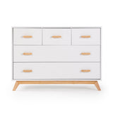 Commode 5 tiroirs Soho - Blanc / Naturel-Dadada Baby-DDD-413231-CLÉMENT