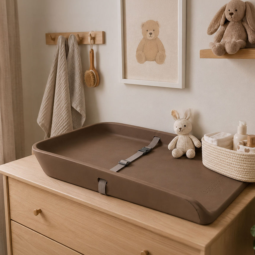 Matelas à Langer Deluxe en Mousse - Café Latte-Origami Maison-DGL-29391-CLÉMENT