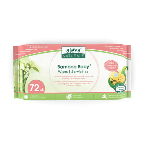 Serviettes (72) Bambou - Peau Sensible-Aleva Naturals-DGL-37945-CLÉMENT