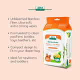 Serviettes Lingettes (30) Bambou Suces/Jouets-Aleva Naturals-DGL-37948-CLÉMENT