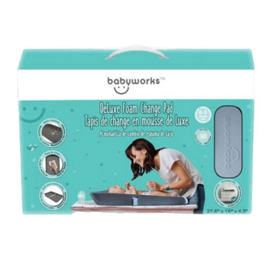 Matelas à Langer Deluxe en Mousse Babyworks - Ivoire-Origami Maison-DGL-29389-CLÉMENT
