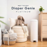 Poubelle à Couches Platinium - Blanche (18 sacs)-Diaper Genie-DIG-I000808-CLÉMENT