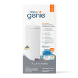Poubelle à Couches Platinium - Blanche (18 sacs)-Diaper Genie-DIG-I000808-CLÉMENT