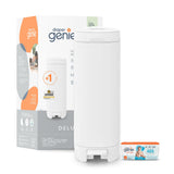 Poubelle À Couches Deluxe Blanche-Diaper Genie-DIG-I000877-CLÉMENT