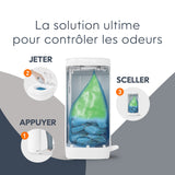 Poubelle À Couches Deluxe Blanche-Diaper Genie-DIG-I000877-CLÉMENT
