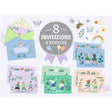 Invitations(8) Fanfare des animaux-Djeco-DJE-DD03490-CLÉMENT