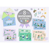 Invitations(8) Fanfare des animaux-Djeco-DJE-DD03490-CLÉMENT