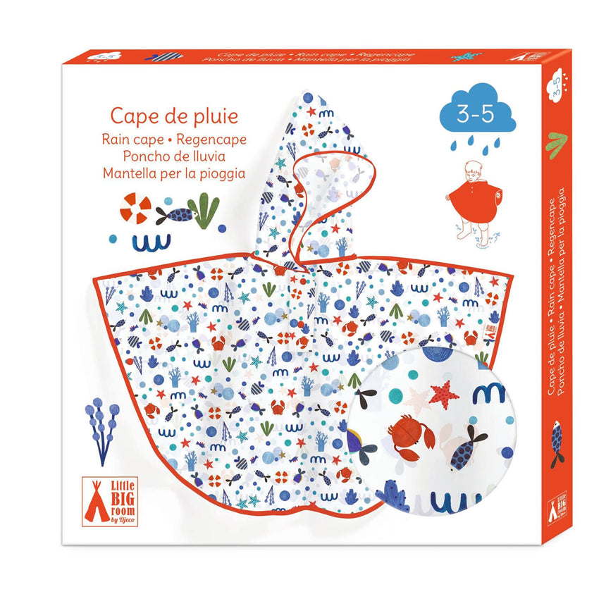 Cape de pluie 3-5 ans - Océan-Djeco-DJE-DD04672-CLÉMENT