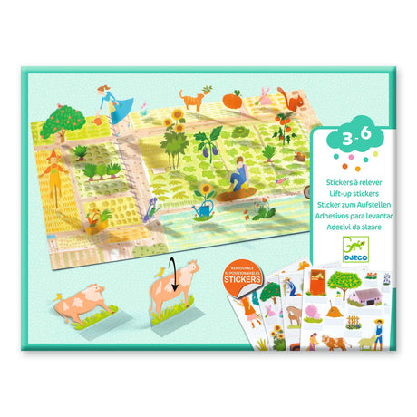 Stickers à Relever - À la Ferme-Djeco-DJE-DJ00045-CLÉMENT