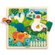 Casse-Tête en Bois - Ferme-Djeco-DJE-DJ01825-CLÉMENT