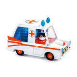 Crazy Motors Hurry Ambulance-Djeco-DJE-DJ05468-CLÉMENT