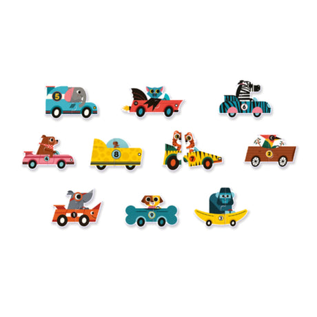 Puzzle duo - Bolides-Djeco-DJE-DJ08148-CLÉMENT