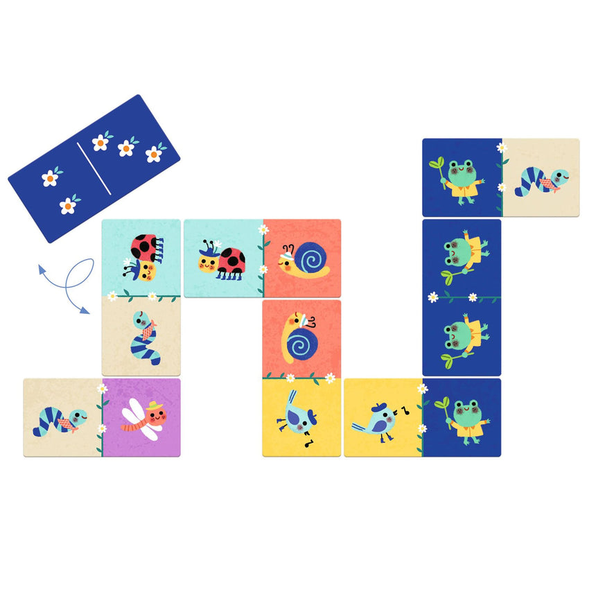 Jeu Domino - Petites bêtes-Djeco-DJE-DJ08255-CLÉMENT