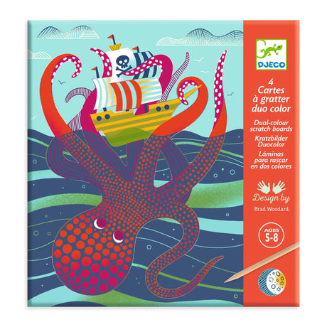Cartes à gratter - Dessus-Dessous-Djeco-DJE-DJ09714-CLÉMENT