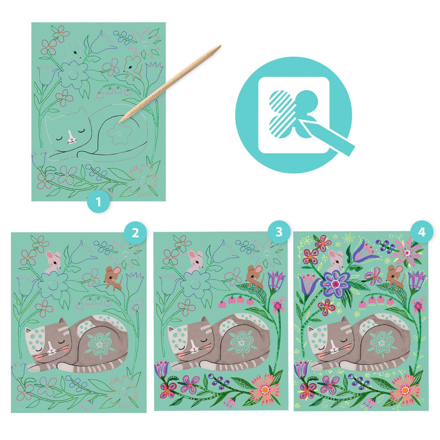 Cartes à gratter - Rencontres-Djeco-DJE-DJ09717-CLÉMENT