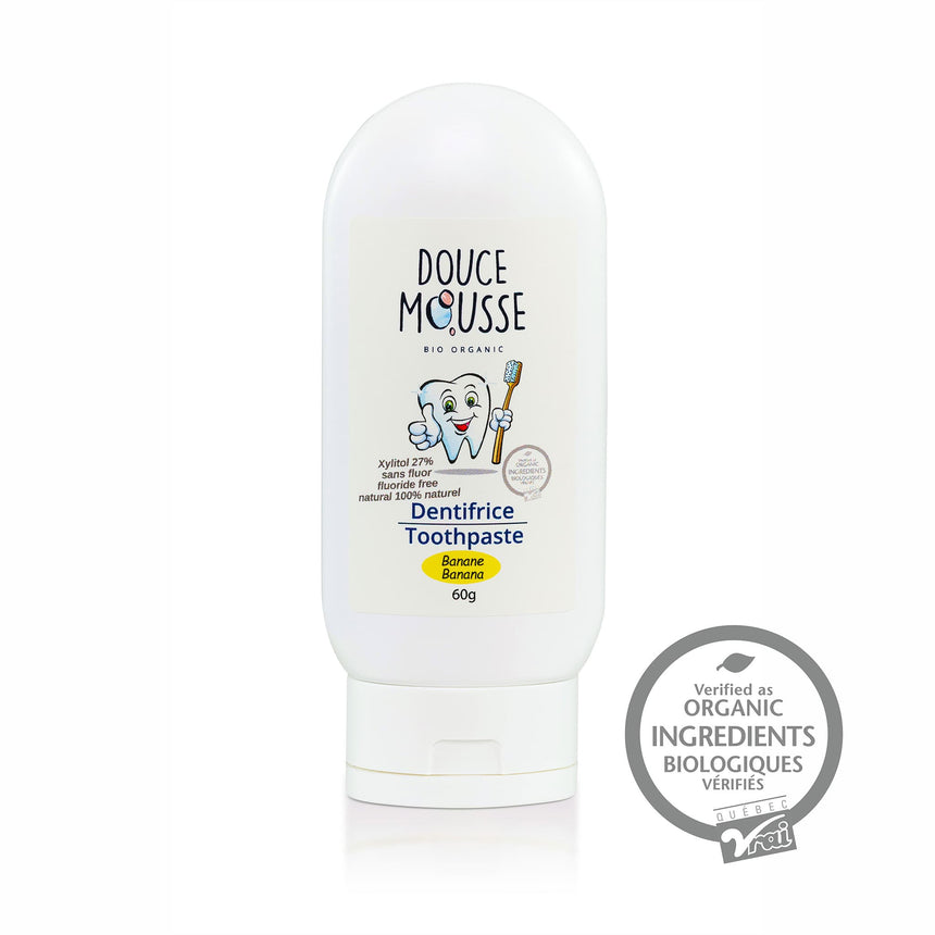 Dentifrice Banane 60g-Douce Mousse-DOU-280611-CLÉMENT