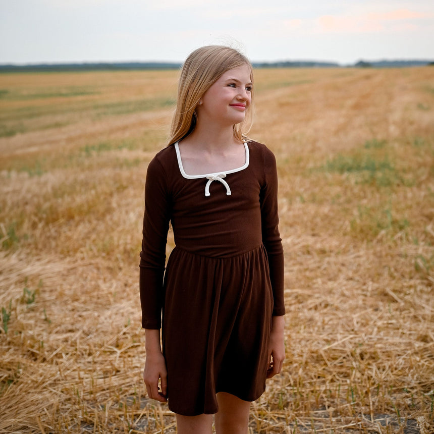 Robe Côtelée Blush & Boucle 7-14ans-Look-LOK-2263490C-BRU-CLÉMENT