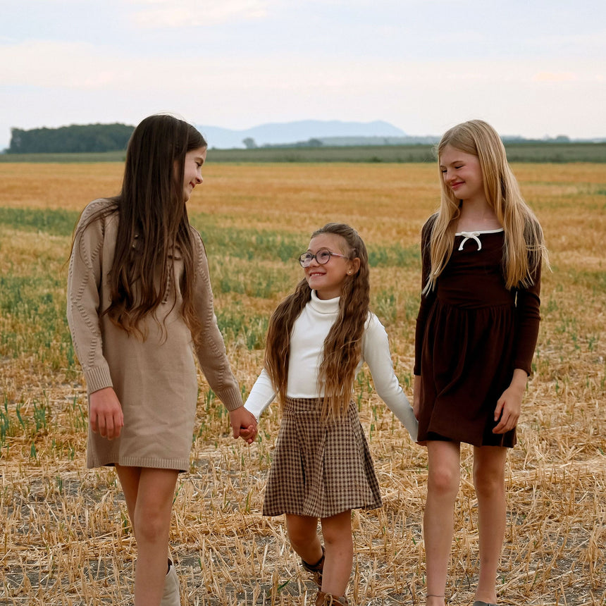 Robe Côtelée Blush & Boucle 7-14ans-Look-LOK-2263490C-BRU-CLÉMENT