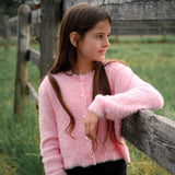 Cardigan Blush & Boucle 7-14ans-Look-LOK-2263475C-ROS-CLÉMENT