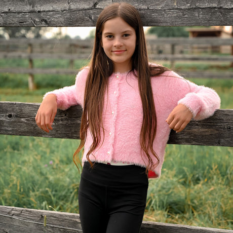 Cardigan Blush & Boucle 7-14ans-Look-LOK-2263475C-ROS-CLÉMENT