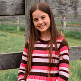Robe Rayée Blush & Boucle 7-14ans-Look-LOK-2263492C-CLÉMENT